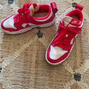 Nike Kids' Red and White Athletic Sneakers